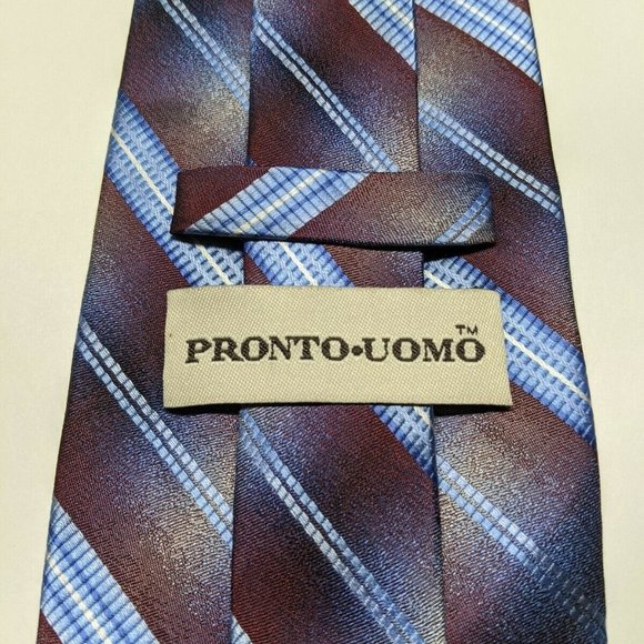 Pronto Uomo Men's Necktie - Picture 4 of 5